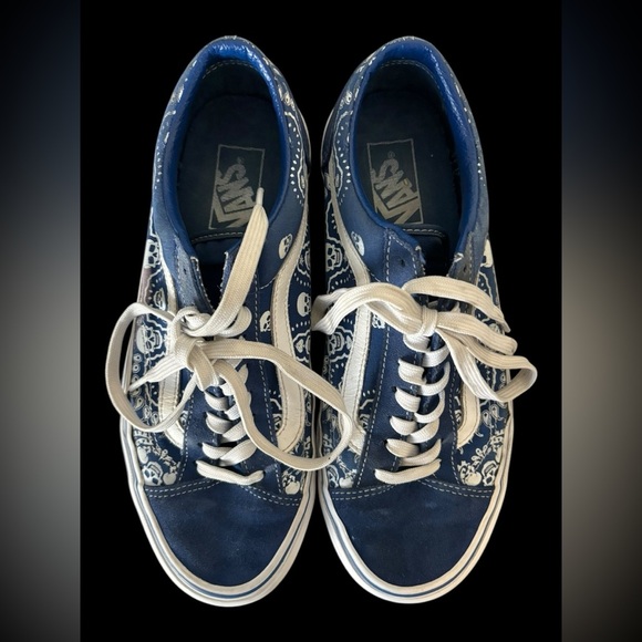 Vans Style 36 'Bandana - True Blue' - Men's Size 8.5 W size 10Shoes Sneakers - Picture 14 of 17